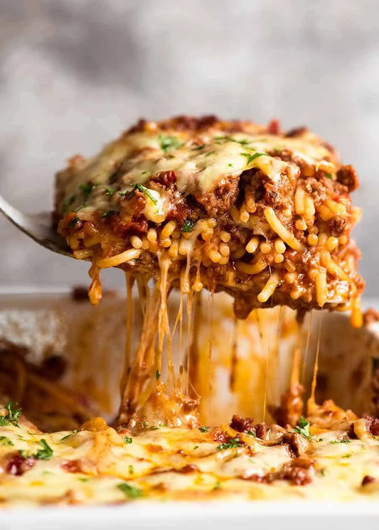 Bolognese pasta bake
