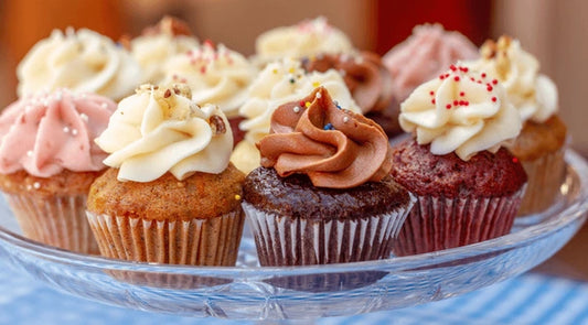 Large cupcake platter