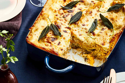Butternut, sage & ricotta lasagna